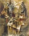 Still Life in Diary 1912 cubist Pablo Picasso